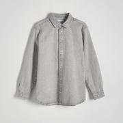 Koszule męskie - Reserved - Denimowa koszula comfort fit - Jasny szary - miniaturka - grafika 1