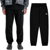 Odzież taktyczna i umundurowanie - Alpha Industries Spodnie Basic Jogger Small Logo II 156370 03 - Czarne - miniaturka - grafika 1