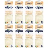 Napoje roślinne - Alpro Napój Sojowy o smaku waniliowym z wapniem i witaminami Zgrzewka 8 x 1 l - miniaturka - grafika 1