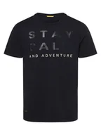 Koszulki męskie - Camel Active - T-shirt męski, niebieski - miniaturka - grafika 1