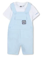 Kaftaniki dla niemowląt - Timberland 2-częściowy zestaw w kolorze biało-błękitnym - miniaturka - grafika 1