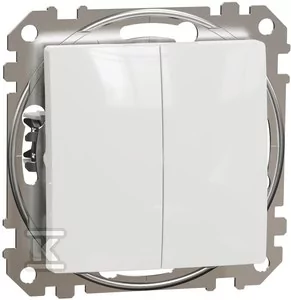 Schneider Electric Łącznik świecznikowy, biały SEDNA DESIGN - Wyłączniki światła i elektryczne - miniaturka - grafika 1