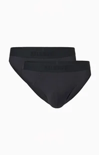 2-pack slipy męskie 2BMP-016-GRAFITOWY, Kolor grafitowy, Rozmiar 2XL, ATLANTIC - Intymna - Majtki męskie - miniaturka - grafika 1