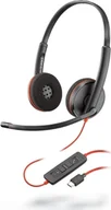 Słuchawki - Poly Blackwire C3220 209749-104 - miniaturka - grafika 1