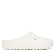 Klapki i japonki damskie - Klapki Crocs Classic Low Profile Clog 211139 Biały - miniaturka - grafika 1