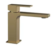 Baterie umywalkowe - Sapho - Bateria umywalkowa CUBEMIX 15 cm matowe złoto - miniaturka - grafika 1