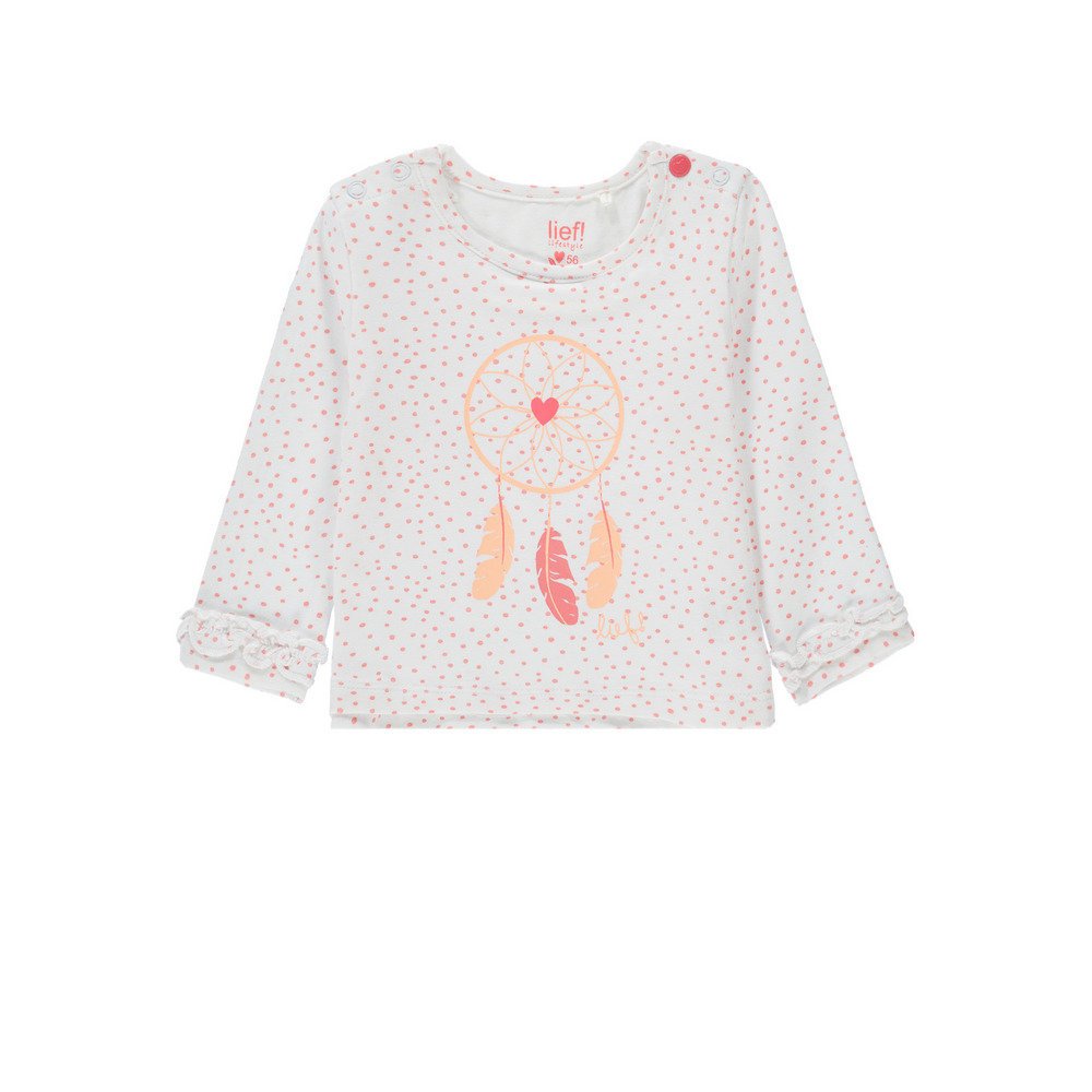 Dziewczęca bluzka z długim rękawem, wielokolorowy, rozmiar 74