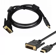 Kable - APTEL Kabel DMI 19PIN-DVI 2M gold HD8 - miniaturka - grafika 1