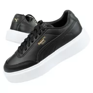 Buty sportowe damskie - Buty sportowe Puma Oslo Maja W 374864 02 czarne - miniaturka - grafika 1