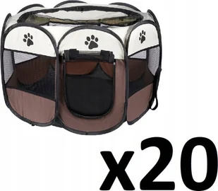 Leobert Kojec dla psa/kota 74x74x43cm - brązowy - Sprzęt podróżny i transportery dla psów - miniaturka - grafika 1