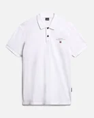Koszulki męskie - polo uomo napapijri elbas 4 jersey - np0a4gb4 0021 bright white - miniaturka - grafika 1