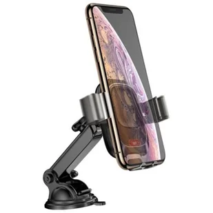 Baseus Smart Vehicle uchwyt samochodowy indukcyjny ładowarka Qi na szybę/ kokpit (WXZN-B01) - Uchwyty samochodowe do telefonów - miniaturka - grafika 1