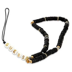 Guess zawieszka do telefonu Phone Strap czarny/black Heishi Beads - Pozostałe akcesoria do telefonów - miniaturka - grafika 1