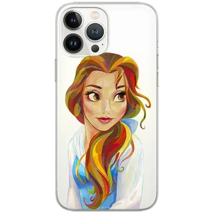 Etui Disney dedykowane do Iphone 13 PRO MAX, wzór: Bella 003 Etui częściowo przeźroczyste, oryginalne i oficjalnie licencjonowane - Etui i futerały do telefonów - miniaturka - grafika 1