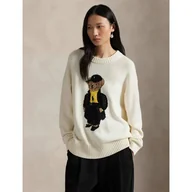 Swetry damskie - POLO RALPH LAUREN Sweter Loose fit - miniaturka - grafika 1