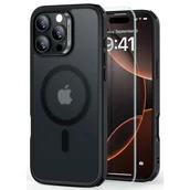 Etui i futerały do telefonów - Etui ESR Classic Hybrid HaloLock MagSafe + Tempered Glass do Apple iPhone 16 Pro Czarny - miniaturka - grafika 1