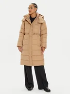Kurtki damskie - Calvin Klein Kurtka zimowa K20K207740 Beżowy Regular Fit - miniaturka - grafika 1