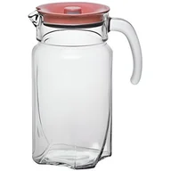 Dzbanki i imbryki - Pasabahce Dzbanek z pokrywką Luna, różowy, 1,7l - miniaturka - grafika 1