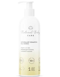 Natural Baby CARE - Szampon do włosów dla dzieci, 200 ml - Kosmetyki kąpielowe dla dzieci - miniaturka - grafika 1