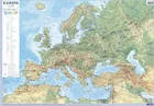 Książki podróżnicze - Europa mapa fizyczno-polityczna ścienna - miniaturka - grafika 1