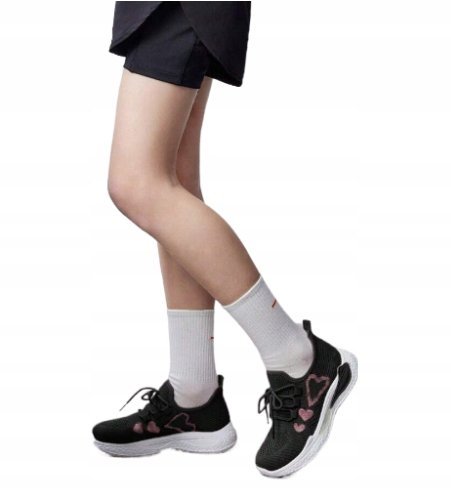 SHEIN BUTY DZIECIĘCE SPORTOWE CZARNE 28,5 Ł4R