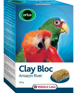Versele-Laga VERSELE LAGA Clay Bloc Amazon River 550g kostka gliniana dla papug 424057 - Przysmaki dla ptaków - miniaturka - grafika 1