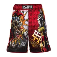 Kimona, stroje i obuwie - Spodenki do Grapplingu MMA BJJ K1 dziecięce EXTREME HOBBY KILLER CARDS 2 - miniaturka - grafika 1