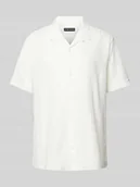 Koszule męskie - Koszula casualowa o kroju regular fit z kołnierzem z połami - miniaturka - grafika 1