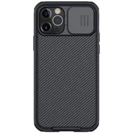 Etui i futerały do telefonów - Nillkin CamShield Pro Case Apple iPhone 12 Pro/12 Max Black - miniaturka - grafika 1