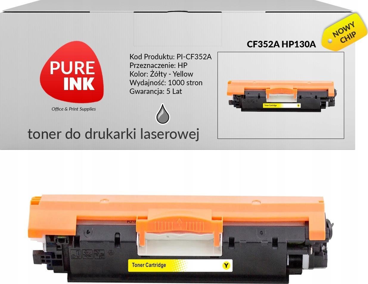 Toner Pureink Yellow Zamiennik 130A
