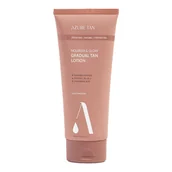 Bronzery i konturowanie twarzy - Azure Tan Nourish & Glow Stopniowo opalający balsam do ciała, light-medium - miniaturka - grafika 1