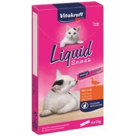 Suplementy i witaminy dla kotów - Vitakraft Cat Liquid-Snack Z Kaczką 6X15G [23520] - miniaturka - grafika 1