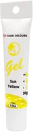 Dodatki do ciast w proszku - Barwnik żelowy w tubce Sun Yellow - Słoneczny 30g Food Colours - miniaturka - grafika 1