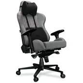 Fotele gamingowe - Fotel YUMISU 2050 Szaro-różowy - miniaturka - grafika 1