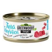 Mokra karma dla kotów - Greenwoods Delight, filet z tuńczyka 48 x 70 g - miniaturka - grafika 1