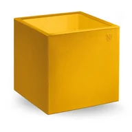 Ławy i stoliki kawowe - Stolik kawowy Cube żółty - Lyxo Design - miniaturka - grafika 1