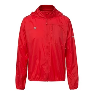 Kurtki męskie - IZAS Izas Safor Outdoor ultralekka kurtka męska, czerwona, średnia IMRJA01011-Red-Small - grafika 1