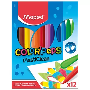 Maped Kredki colorpeps plastikowe 12 sztuk - Przybory szkolne - miniaturka - grafika 2