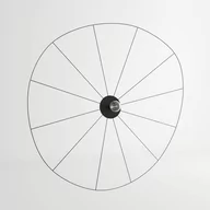 Lampy sufitowe - Loftowa LAMPA sufitowa ESKOLA TH.013B druciana OPRAWA metalowy kapelusz biały - miniaturka - grafika 1