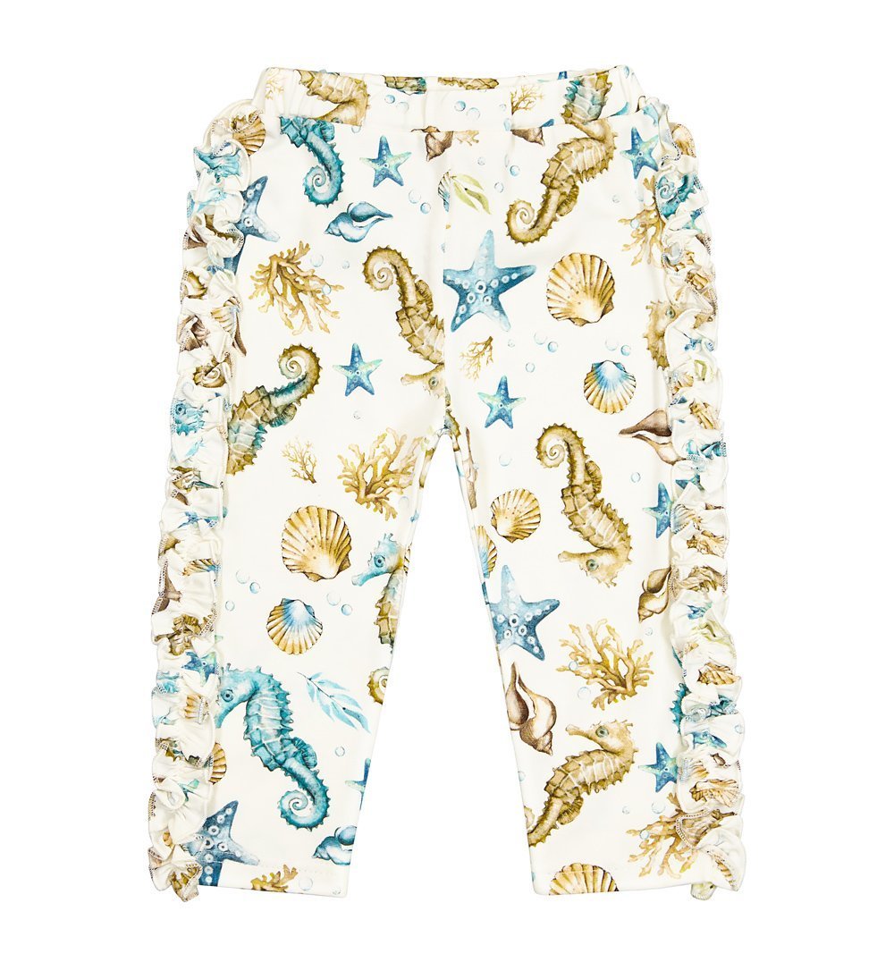 Legginsy z falbanką Konik Morski - 80