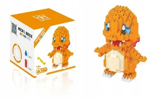 CHARMANDER Figurka Klocki POKEMON Zestaw Go BOX Pokemony 300EL z PL - Klocki - miniaturka - grafika 1