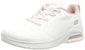 Sneakersy damskie - Skechers Damskie sneakersy Squad AIR, Off White Engineered Knit, 5 UK, Dzianina inżynieryjna, biała, biała, 38 EU - miniaturka - grafika 1