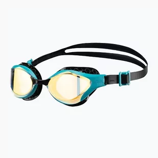 Okulary do pływania arena Air-Bold Swipe Mirror yellow copper/green lake - Maski do nurkowania - miniaturka - grafika 1