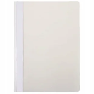 SKOROSZYT A4 TWARDY PCV BIAŁY - 1 szt. - Teczki i skoroszyty - miniaturka - grafika 1