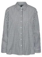 Bluzki damskie - Vero Moda Koszula w kolorze czarno-białym - miniaturka - grafika 1