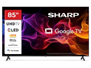 Telewizor SHARP 85HP5465E 85" 4K Google TV Dolby Vision Czarny - Telewizory Telewizor SHARP 85HP5465E 85" 4K Google TV Dolby Vision Czarny - Telewizory - miniaturka - grafika 1