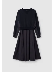 Desigual Komplet bluza i sukienka Oklahoma 24WWVW45 Czarny Regular Fit - Bluzy damskie - miniaturka - grafika 1