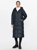 Odzież trekkingowa damska - Columbia Kurtka zimowa Puffect™ Long Jacket Czarny Regular Fit - miniaturka - grafika 1