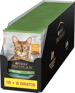 Mokra karma dla kotów - Purina Pro Plan Sterilised z kurczakiem dla kota 26x85g 18+8 GRATIS - miniaturka - grafika 1