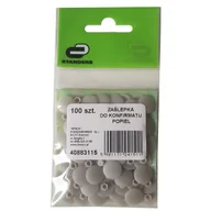 Zawiasy, okucia i inne akcesoria - Zaślepka konfirmatu popiel 100 szt. Standers - miniaturka - grafika 1